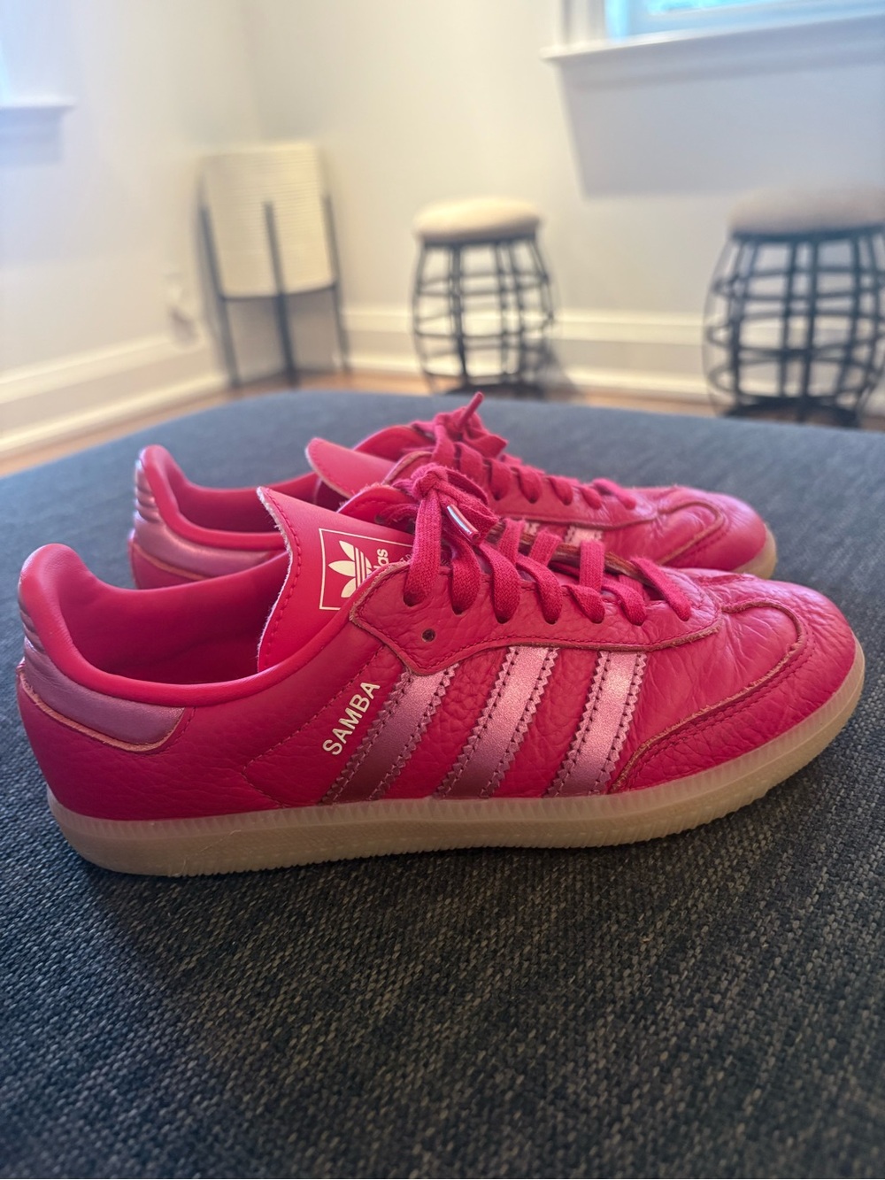 adidas Samba Red and Pink